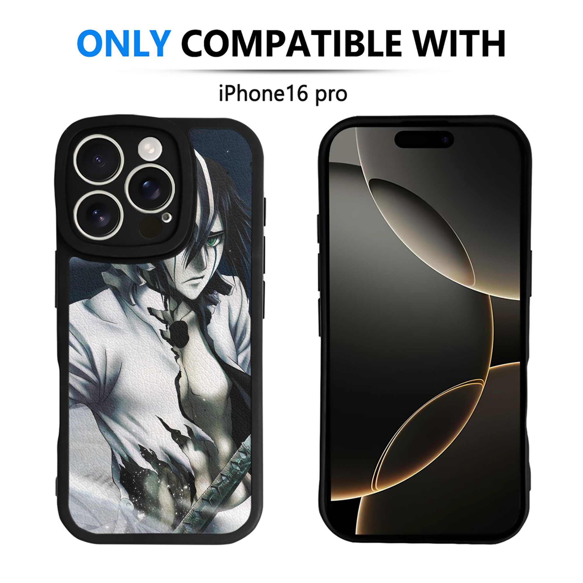 （画像用） ブリーチ BLEACH 【iPhone 16シリーズ対応】シリコンスマホケース（レザー調） 材質：シリコン
